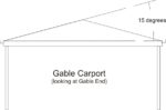 Gable Carport - Roof Pitch